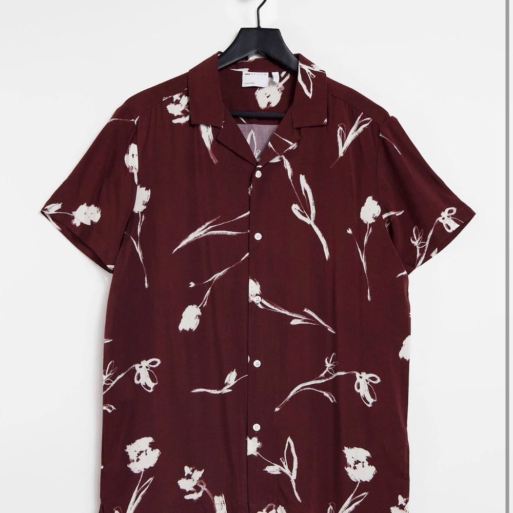 Viscose collar shirt